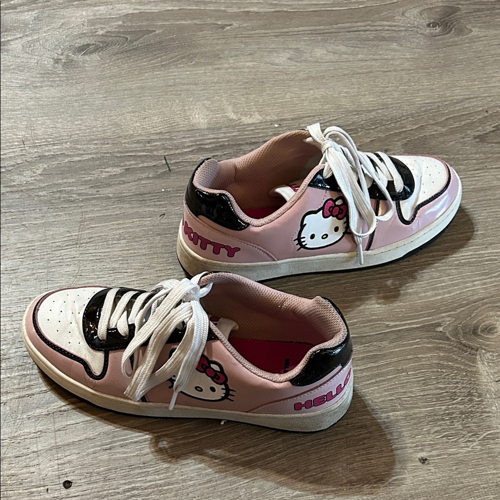 Hello Kitty Pink and White Kids Sneakers